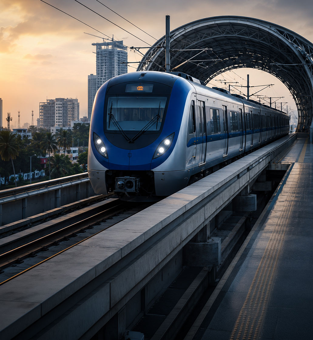 Metro train project infrastructure